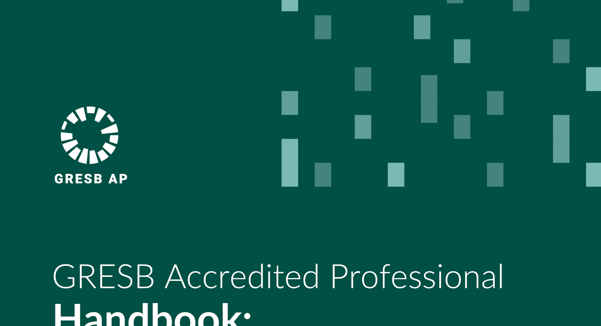 Accredited Professional (AP) Handbook | Infrastructure Asset | GRESB